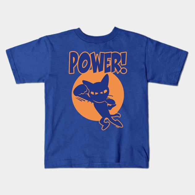 Power! Kids T-Shirt by BATKEI